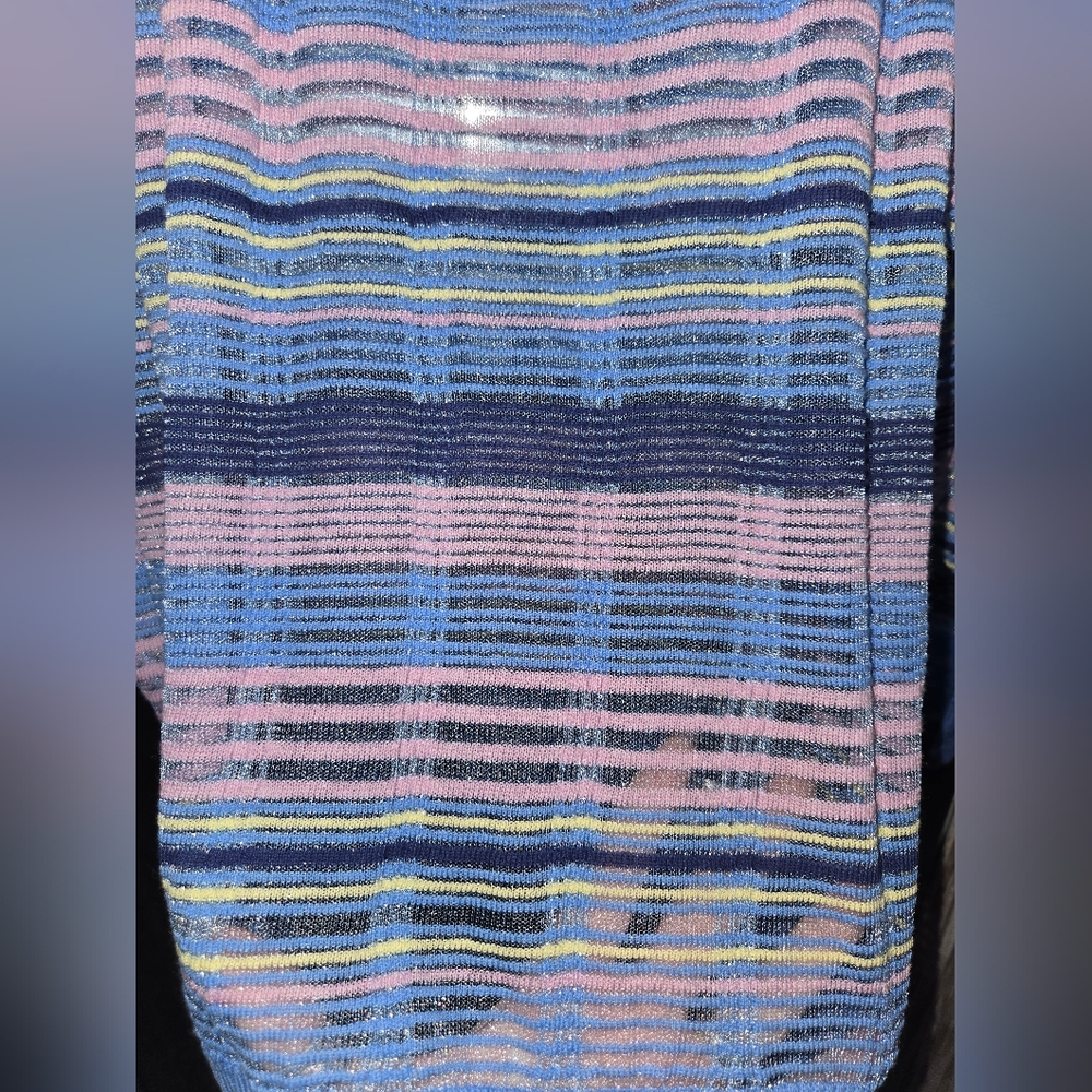 Umgee Multicolor Striped Sweater - Picture 3 of 4